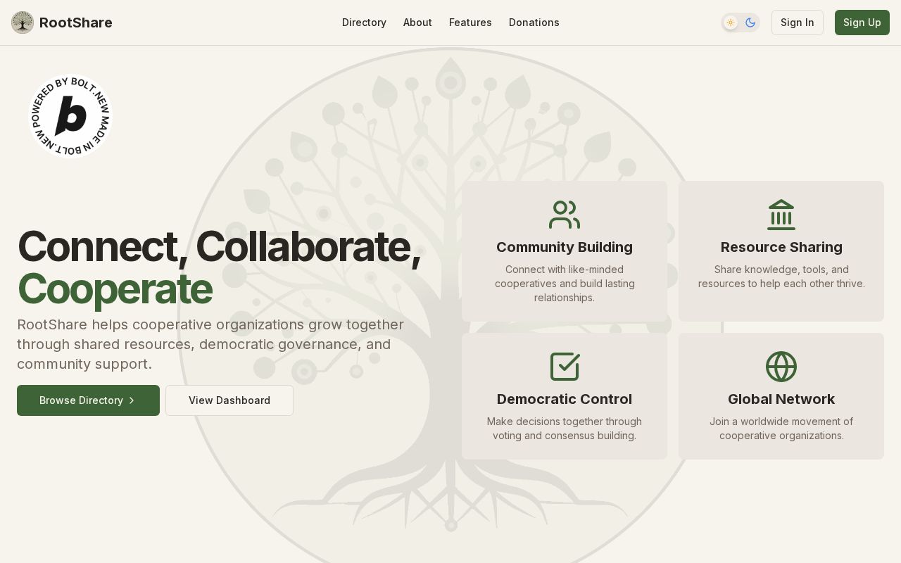 Preview of RootShare