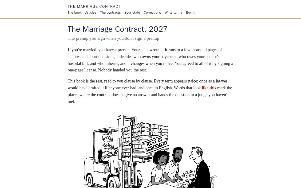 Preview of Marriage Contract Site