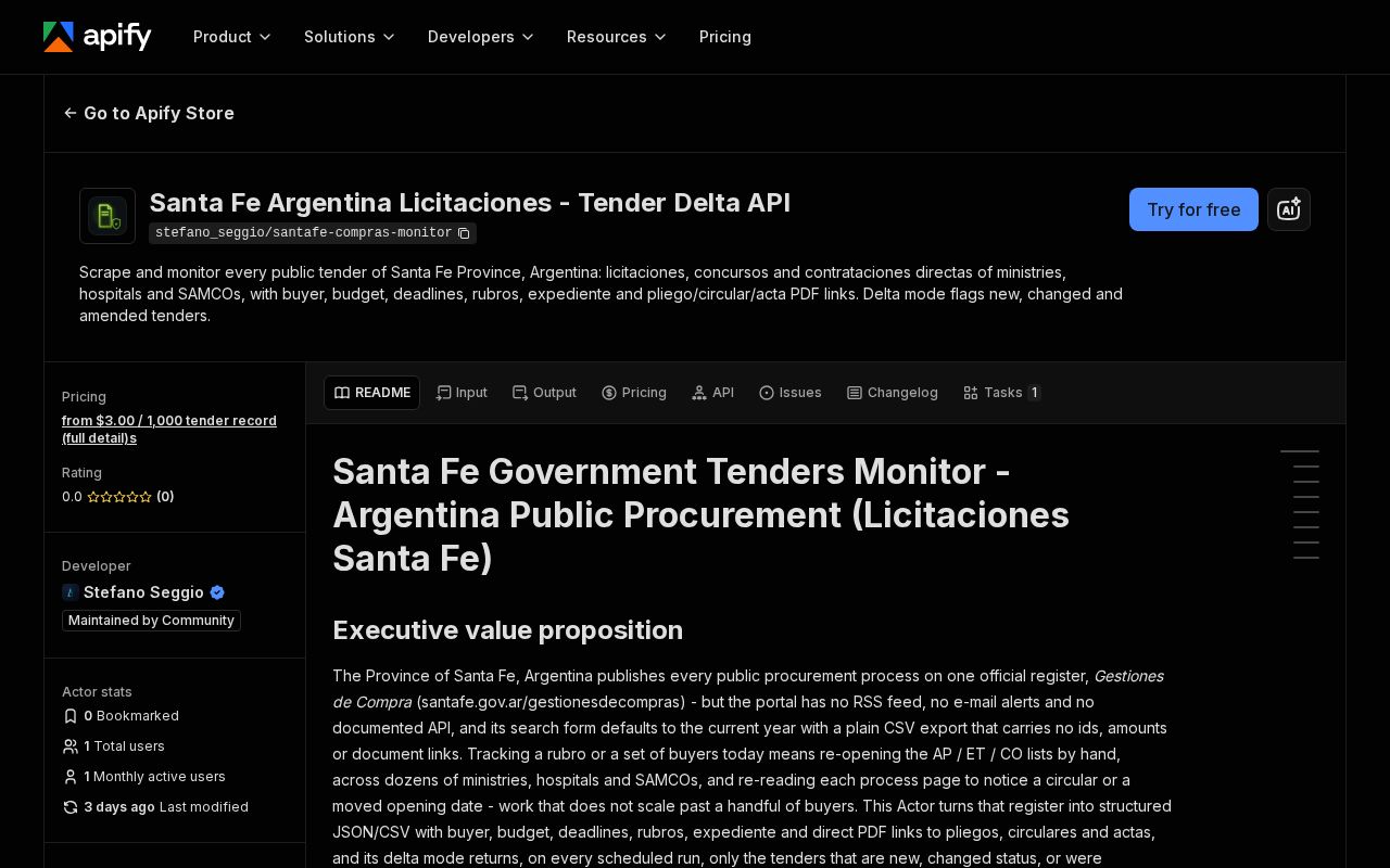 Preview of Santafe Compras Monitor