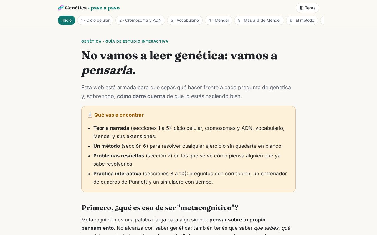 Preview of Genetica Paso A Paso