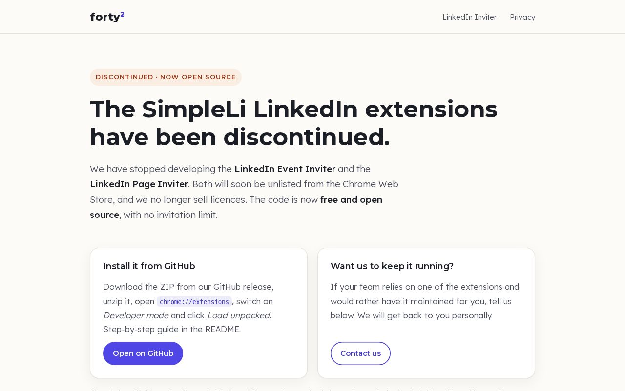 Preview of Simpleli Linkedin Inviter