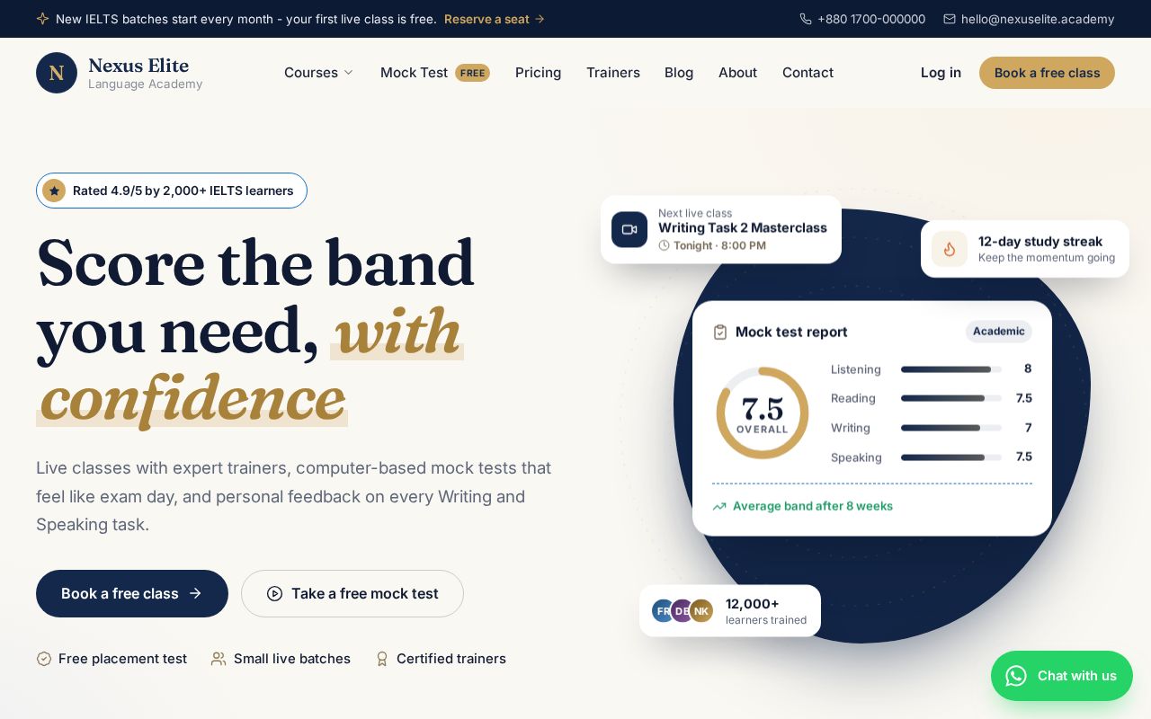 Preview of Nexus Elite Language Academy