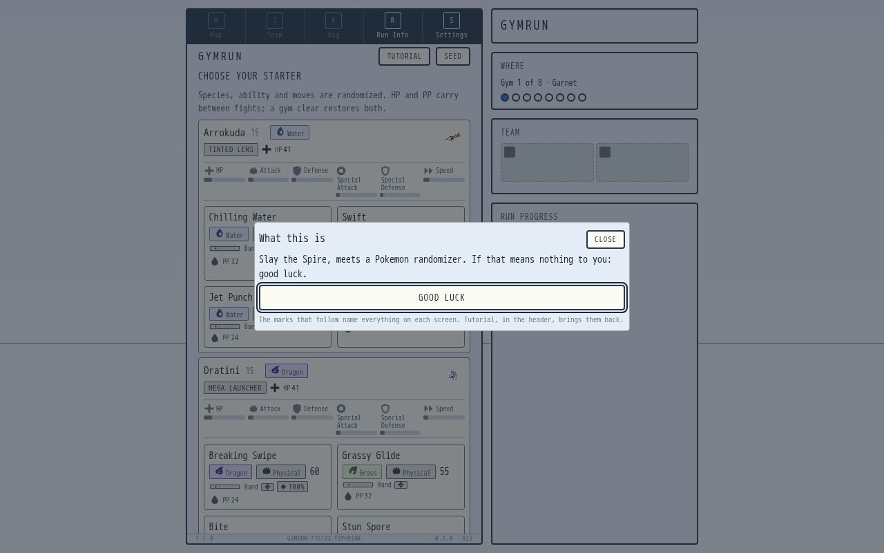 Preview of Pocket Randomizer