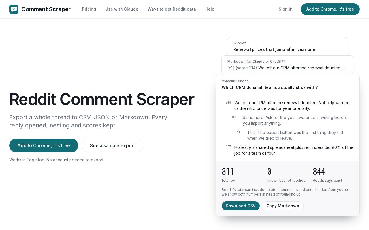 Preview of Comment Scraper Mcp