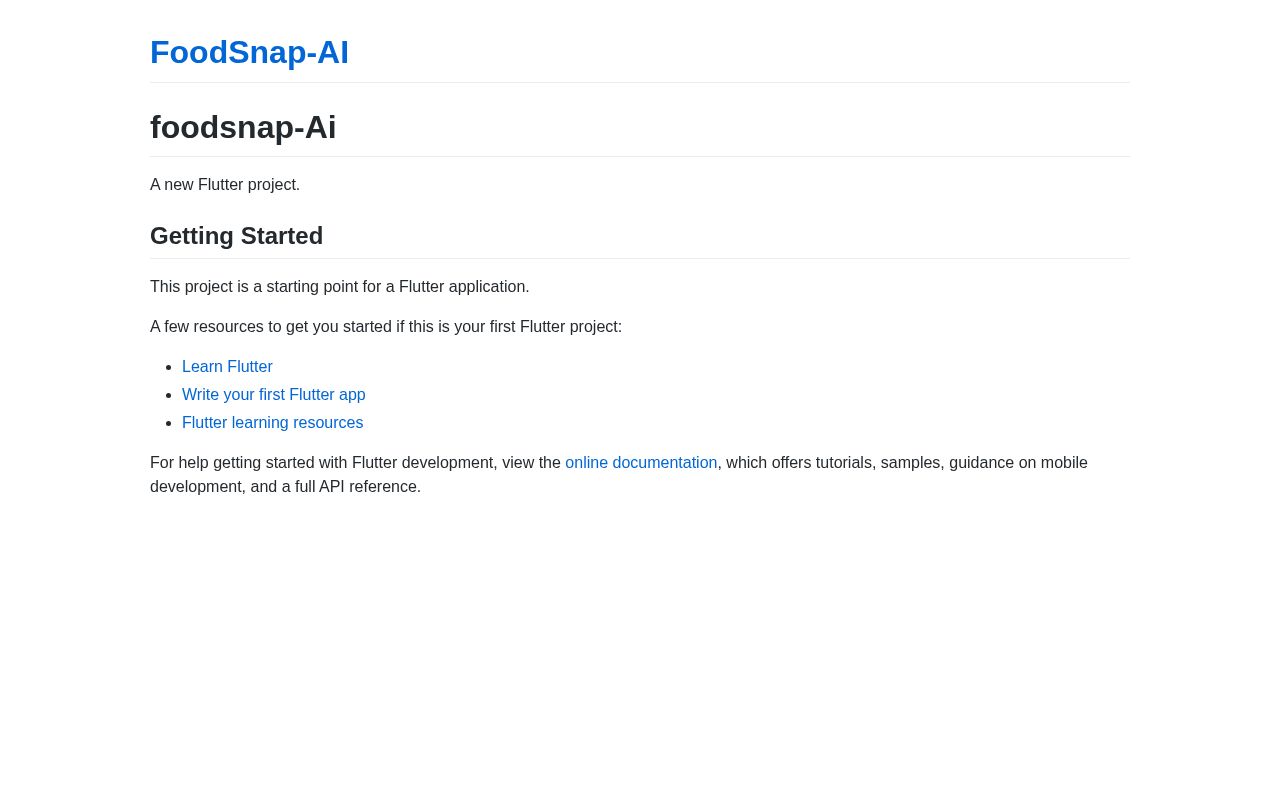 Preview of FoodSnap AI