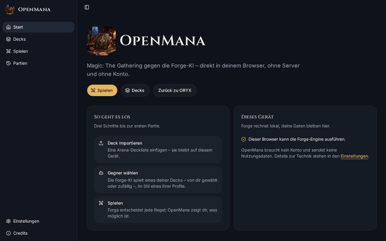 Preview of Openmana