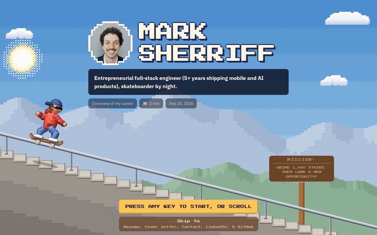 Preview of Markesherriff Github Io