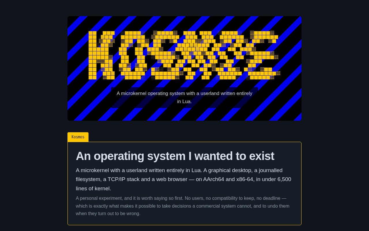 Preview of Kosmos