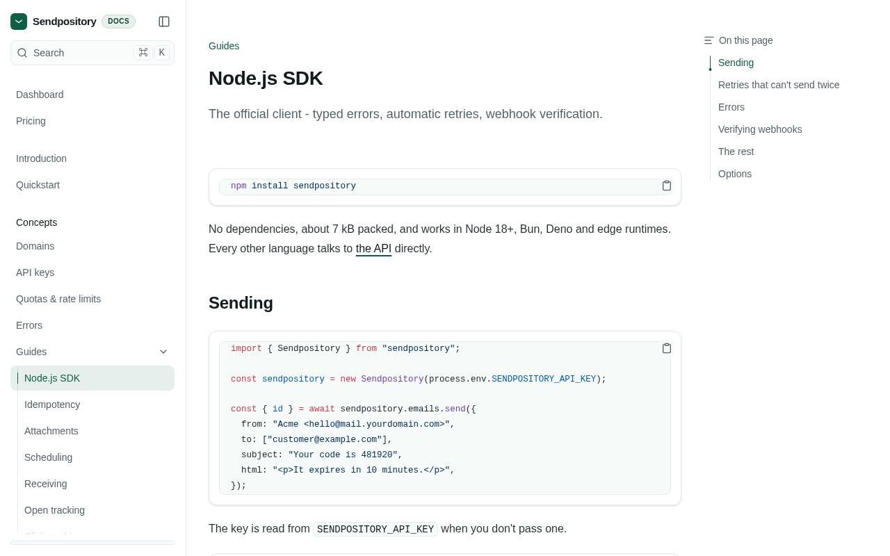 Preview of Node.js SDK