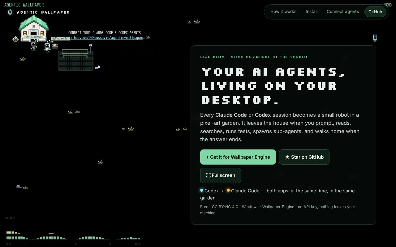 Preview of Agentic Wallpaper