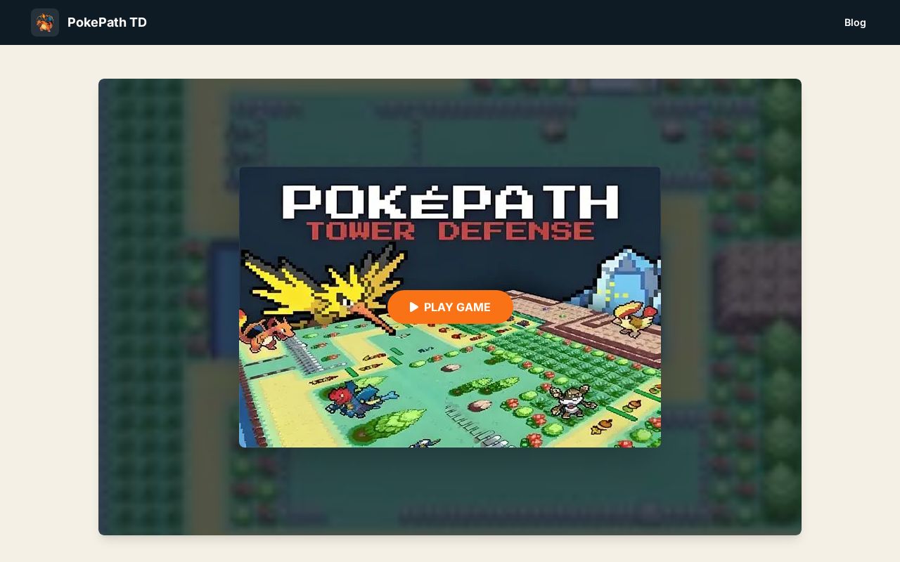 Preview of PokePath TD (Poke Path TD)