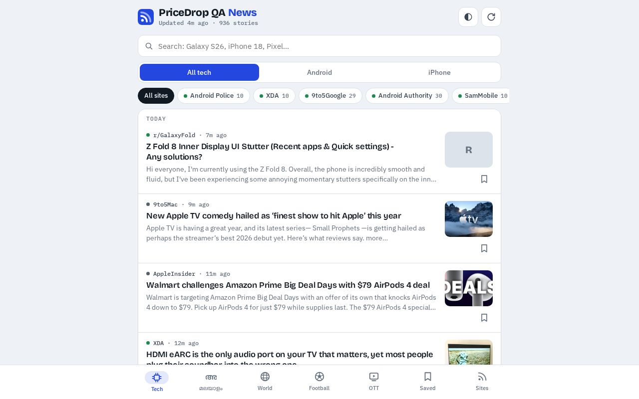 Preview of PriceDrop QA News