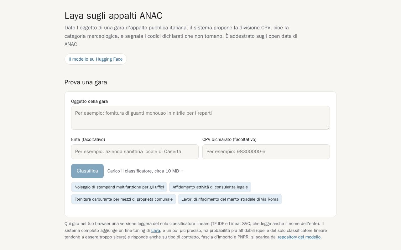 Preview of Laya sugli appalti ANAC