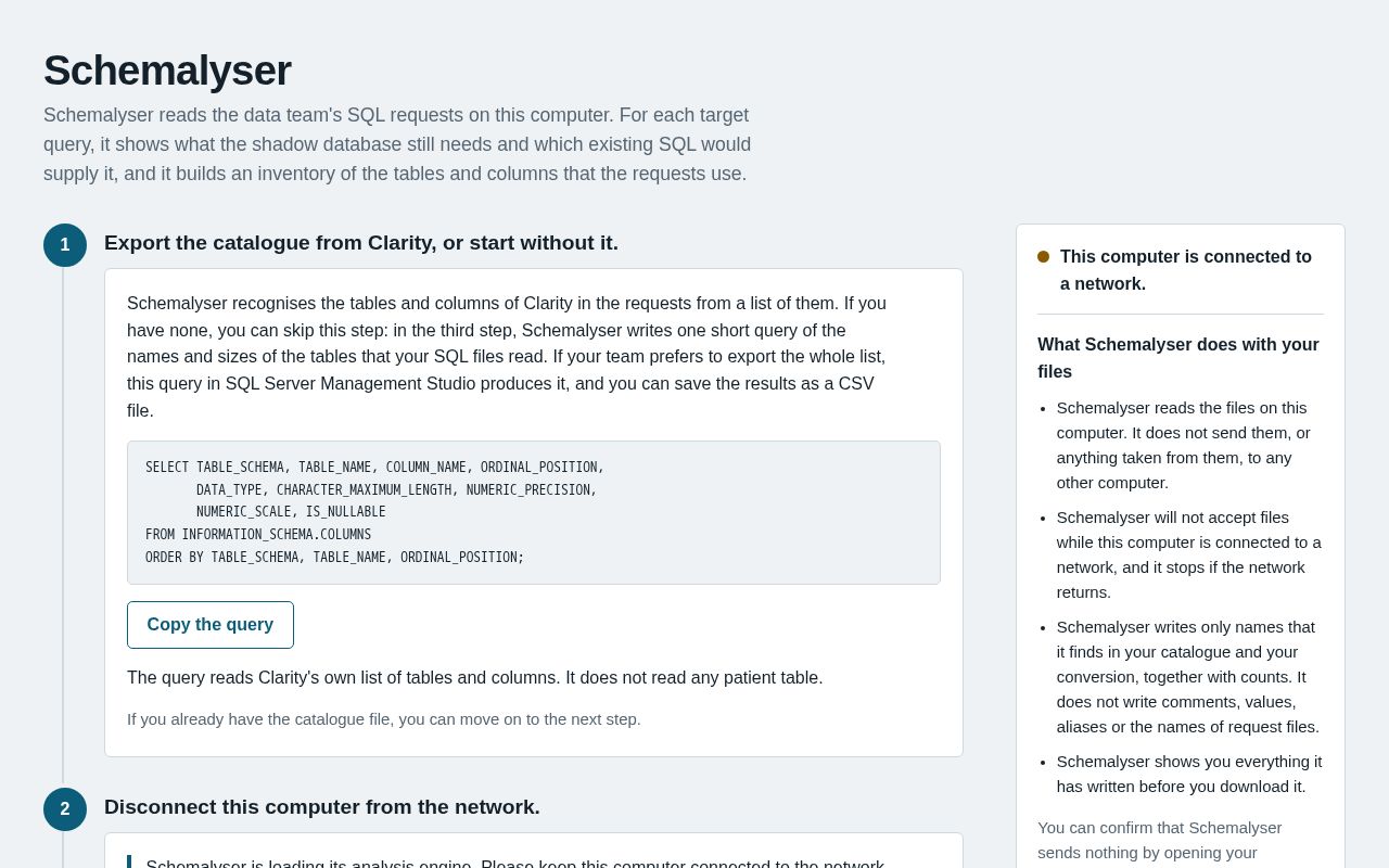 Preview of Schemalyser