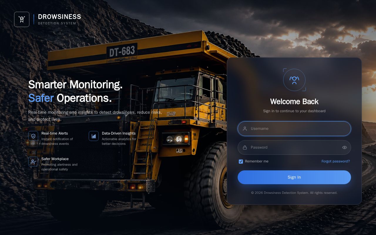 Preview of Drowsiness Monitoring System And Analytics
