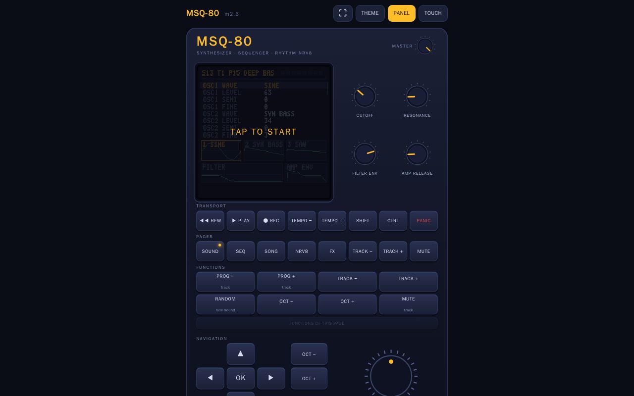 Preview of MSQ-80 Synth
