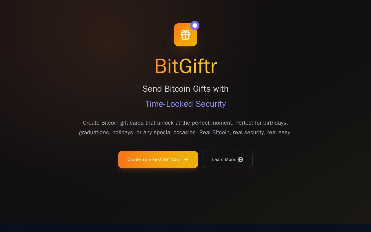 Preview of BitGiftr