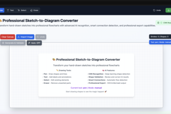 Preview of Sketch2Diagram