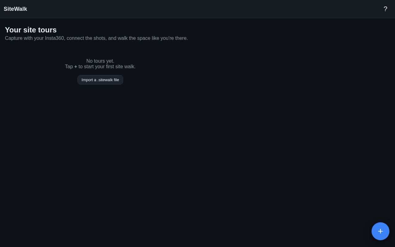 Preview of SiteWalk