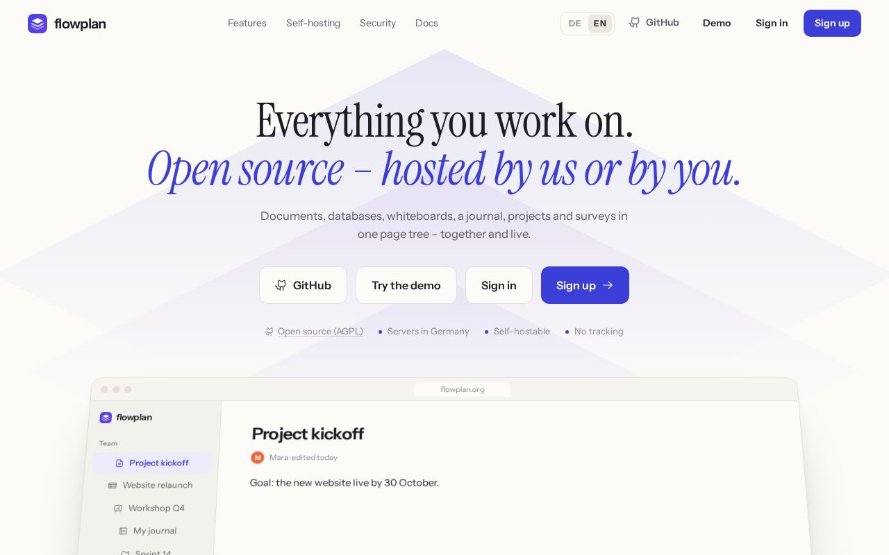 Preview of Flowplan