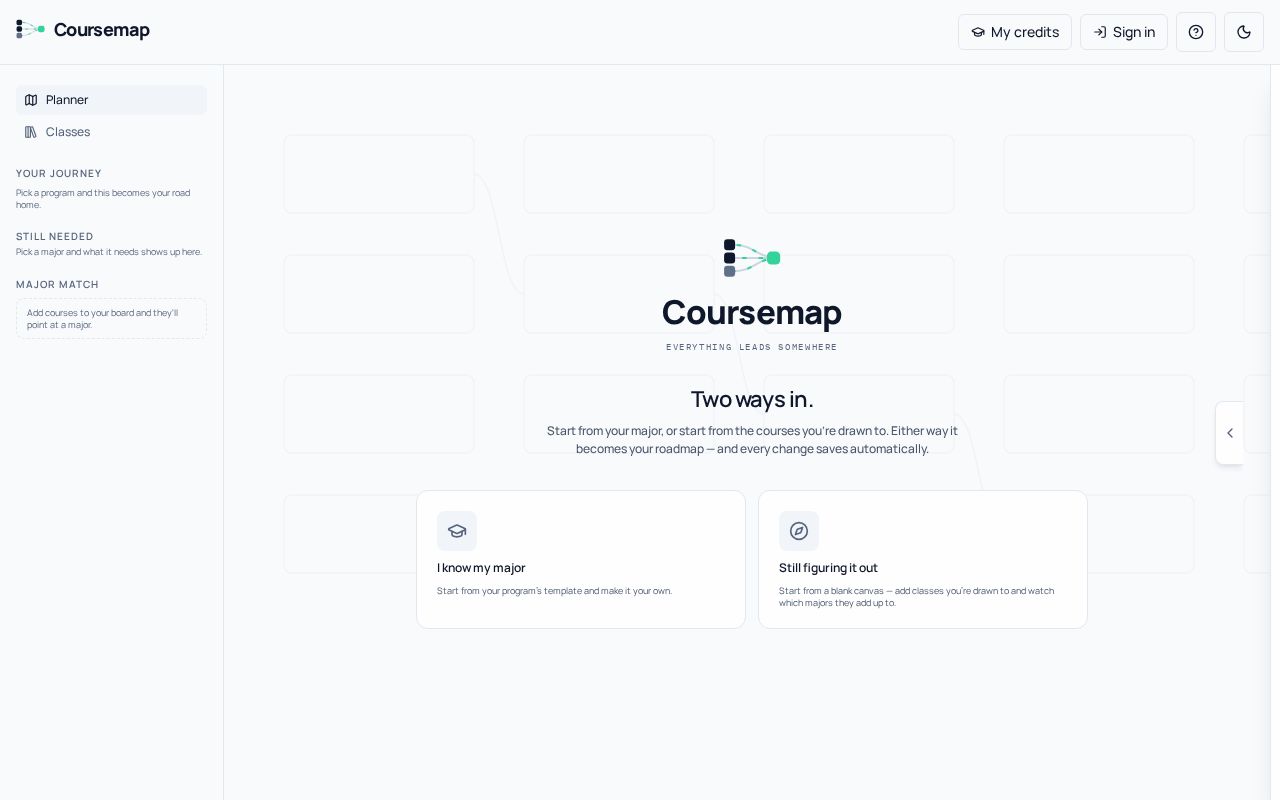 Preview of Coursemap