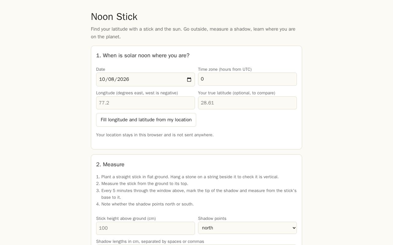 Preview of Noon Stick