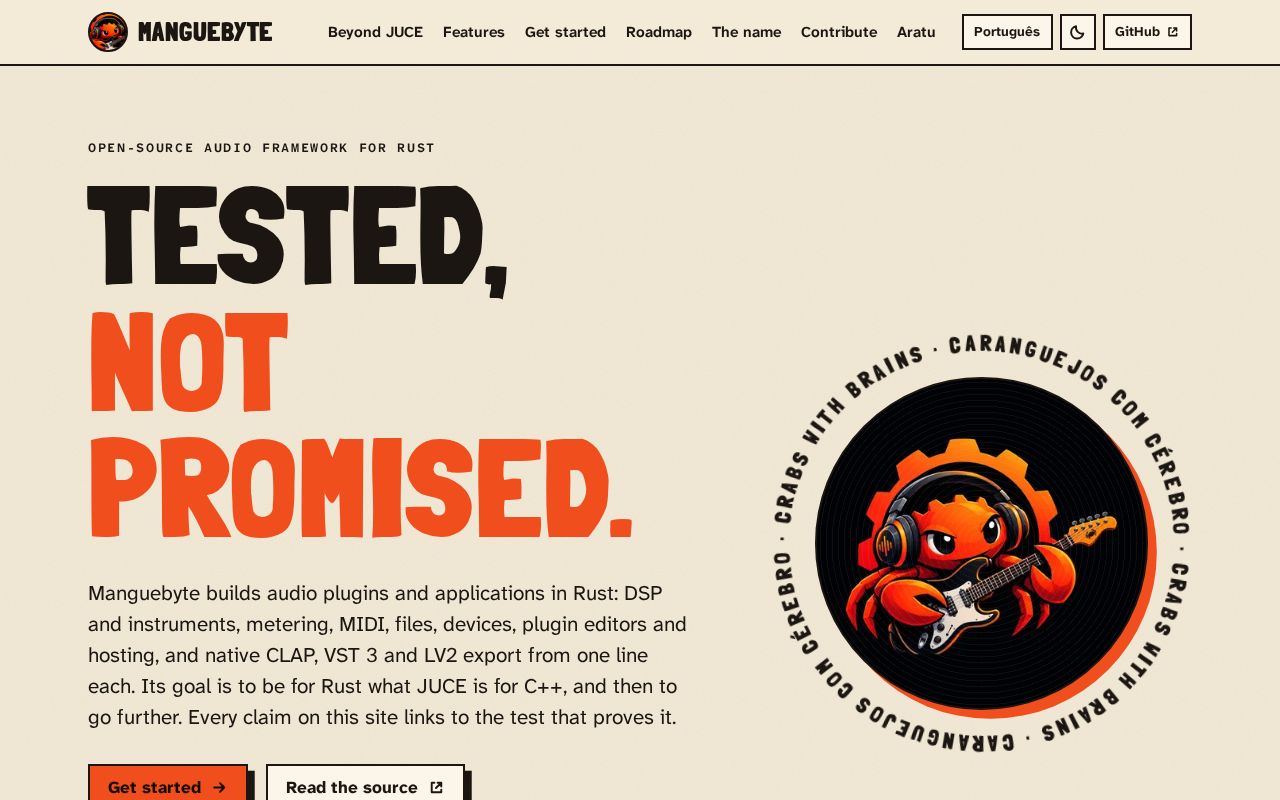 Preview of Manguebyte Site