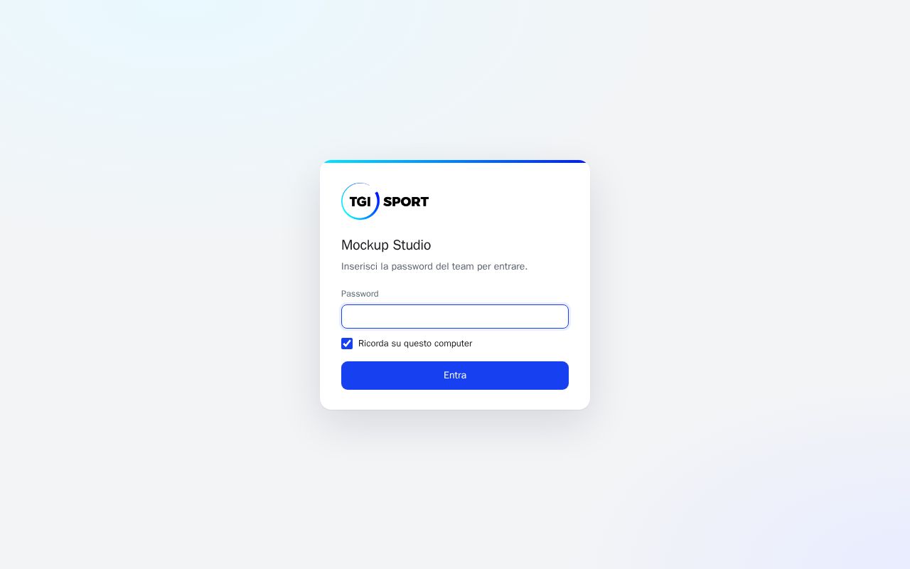 Preview of TGISport Mockup