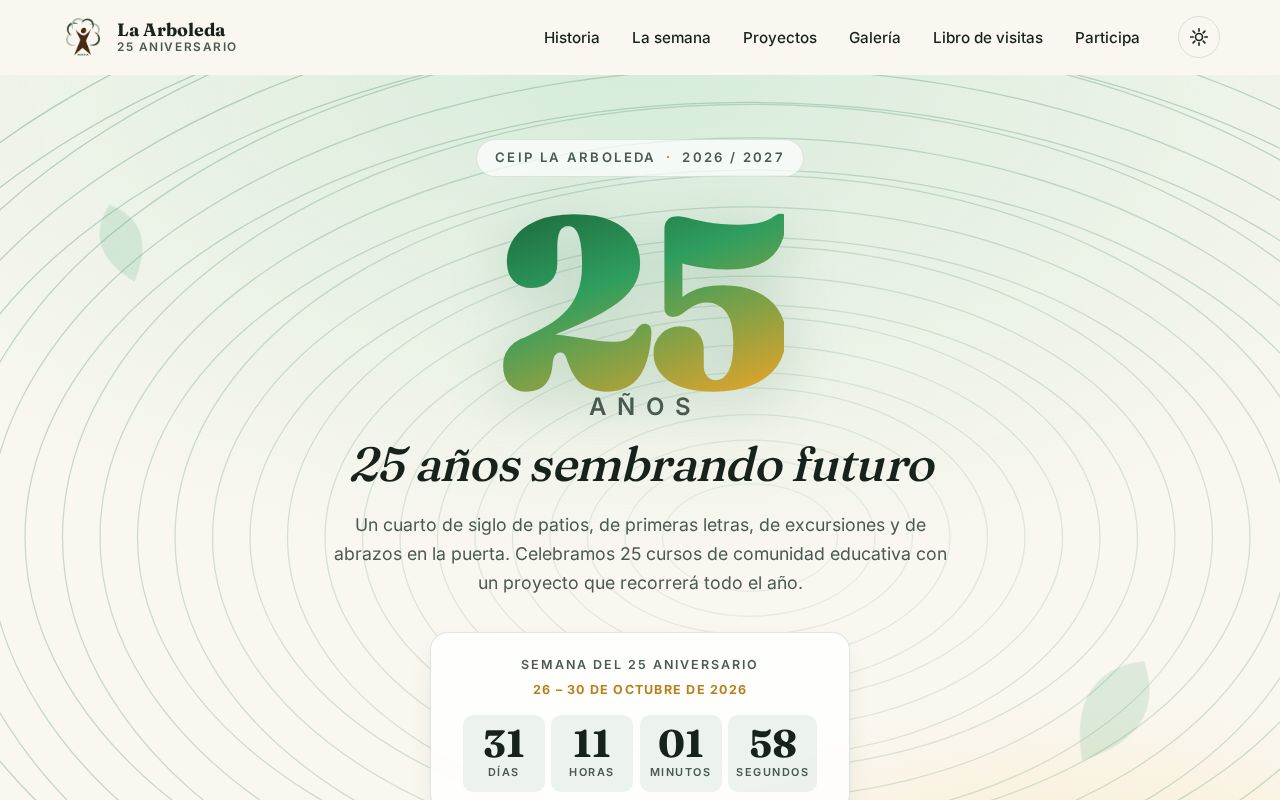 Preview of Aniversario Arboleda