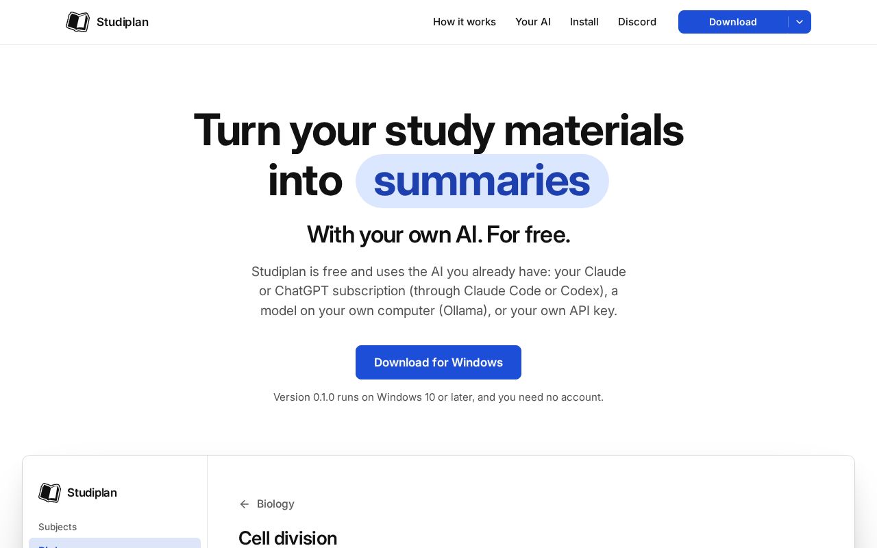 Preview of Studiplan App