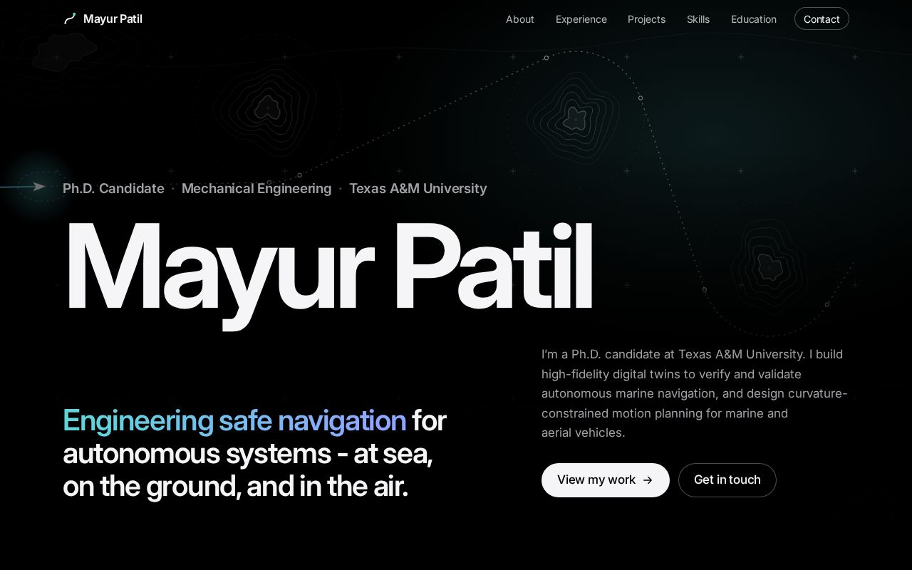 Preview of PatilMayurS Github Io