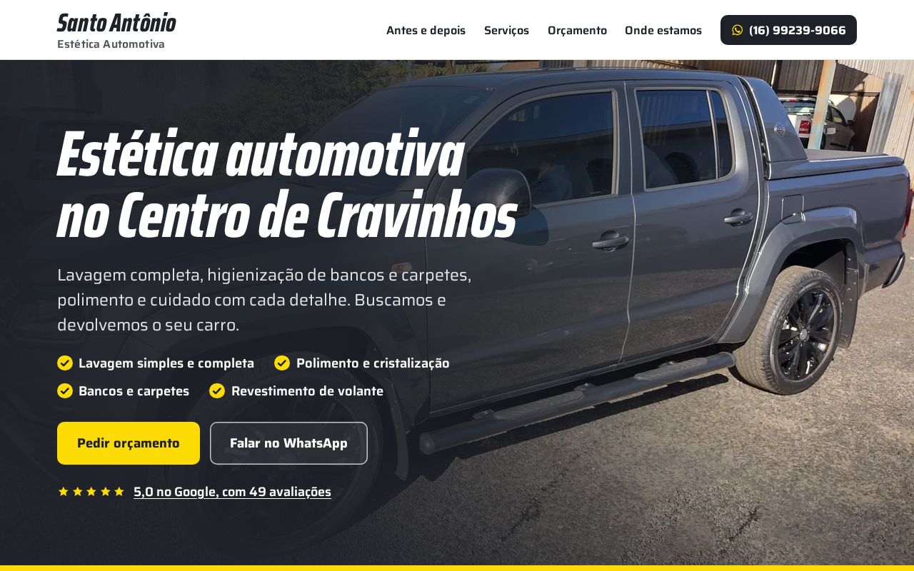 Preview of Santo Antônio Estética Automotiva