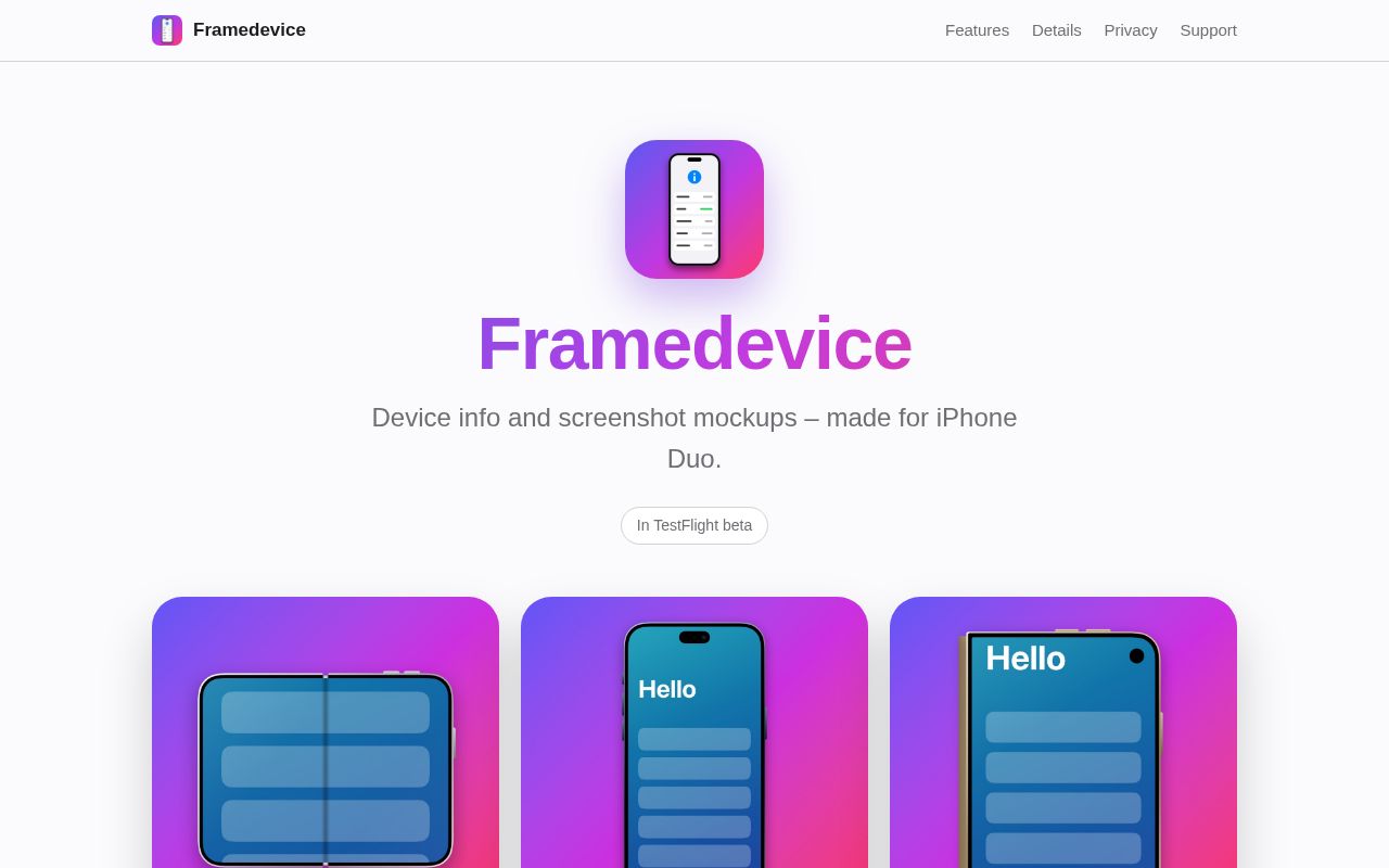 Preview of Framedevice