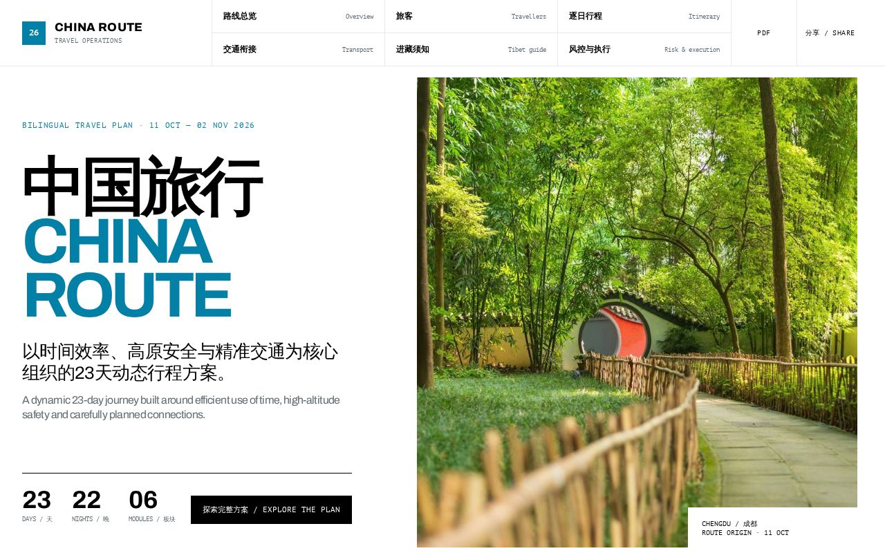 Preview of China Travel Web 2026