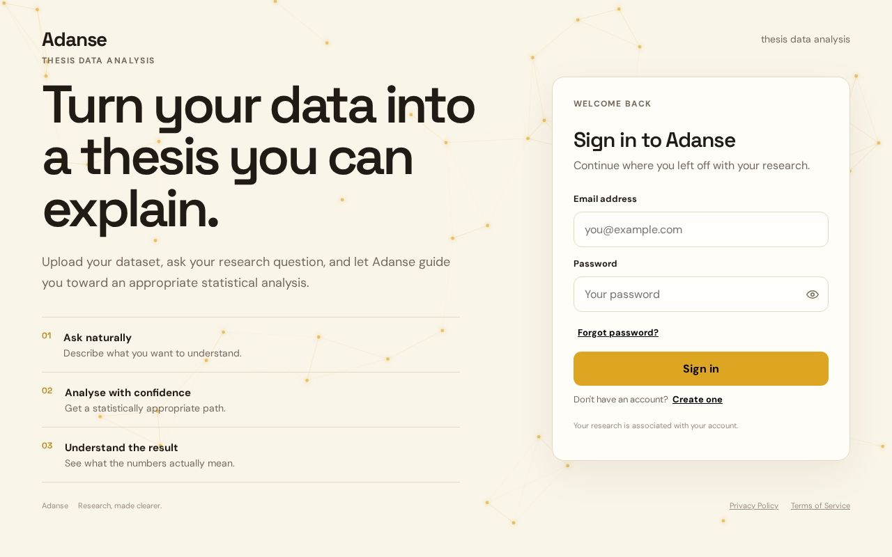 Preview of Adanse Frontend