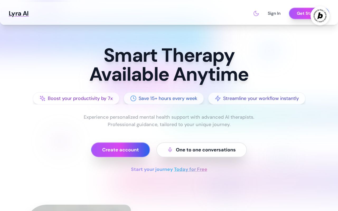 Preview of Lyra AI