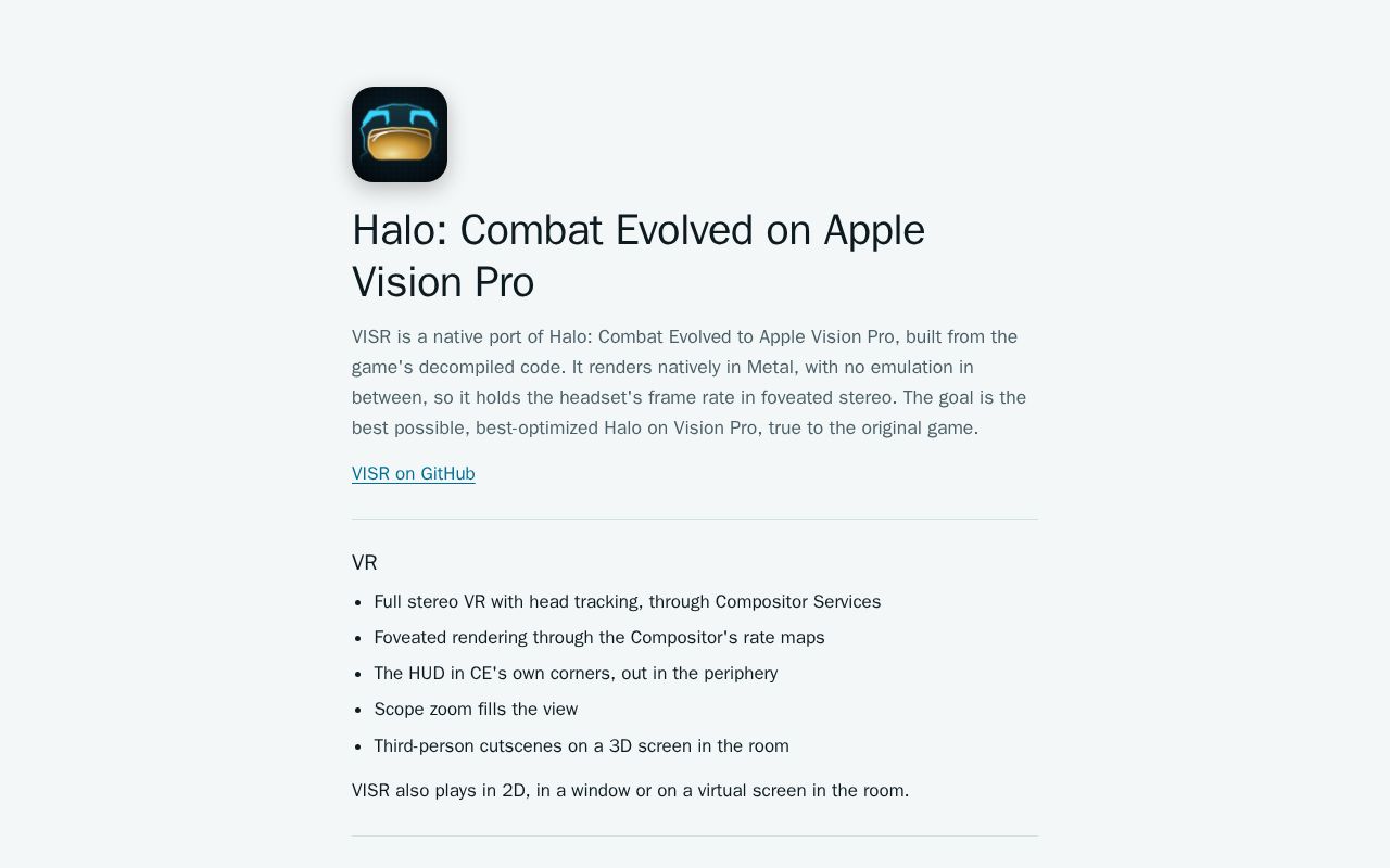 Preview of Visr