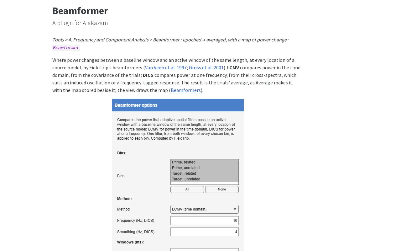 Preview of Beamformer