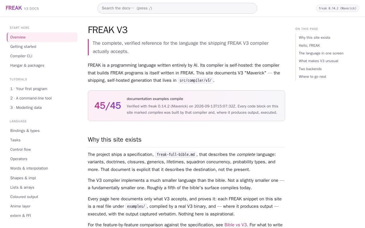 Preview of Freak Docs
