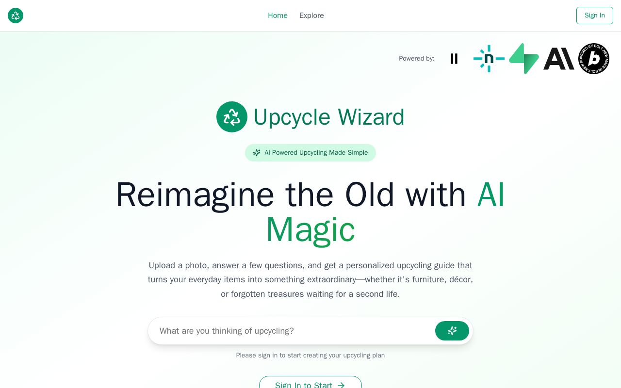 Preview of Upcycle Wizard