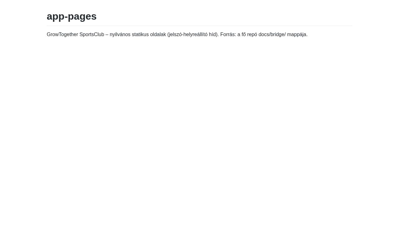 Preview of App Pages