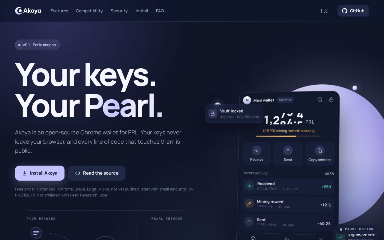 Preview of Akoya Extension