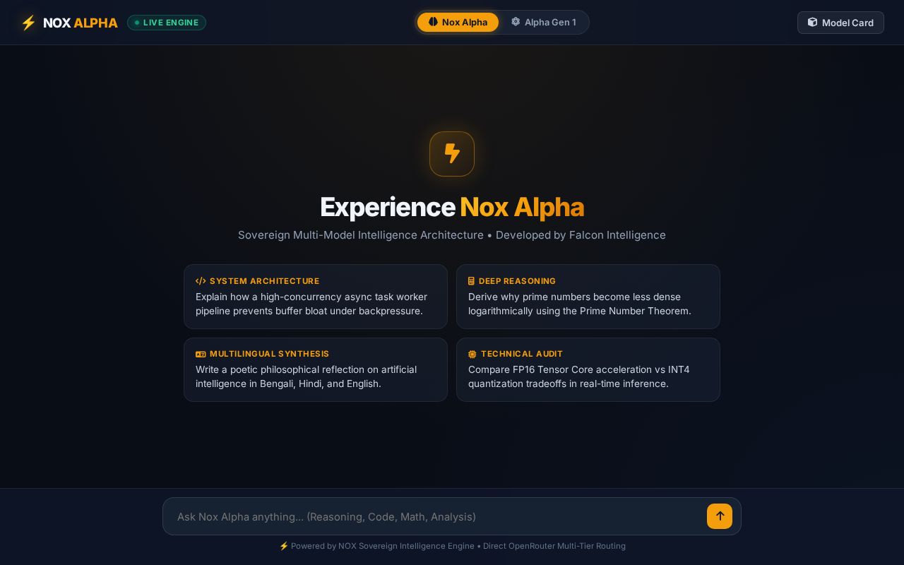 Preview of Nox Alpha Playground