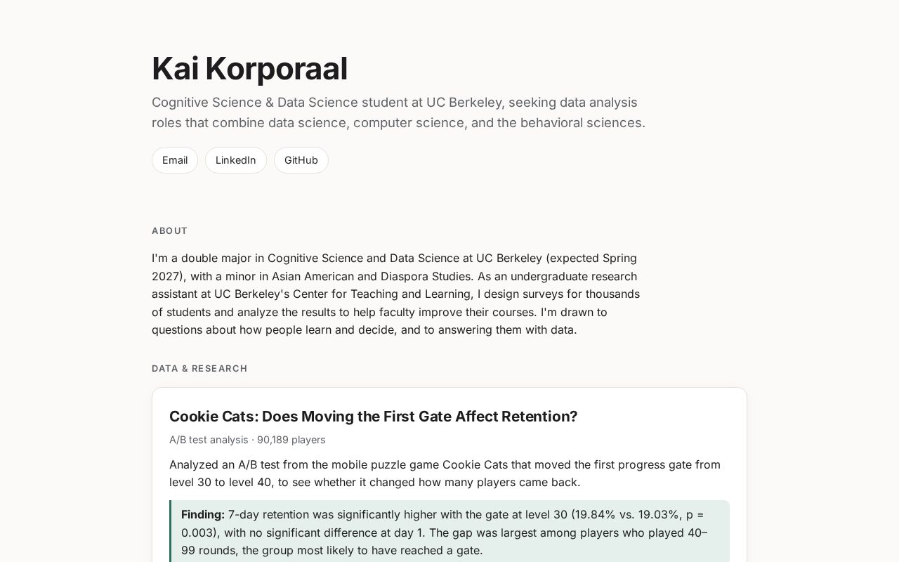 Preview of Kaikorporaal28 Github Io