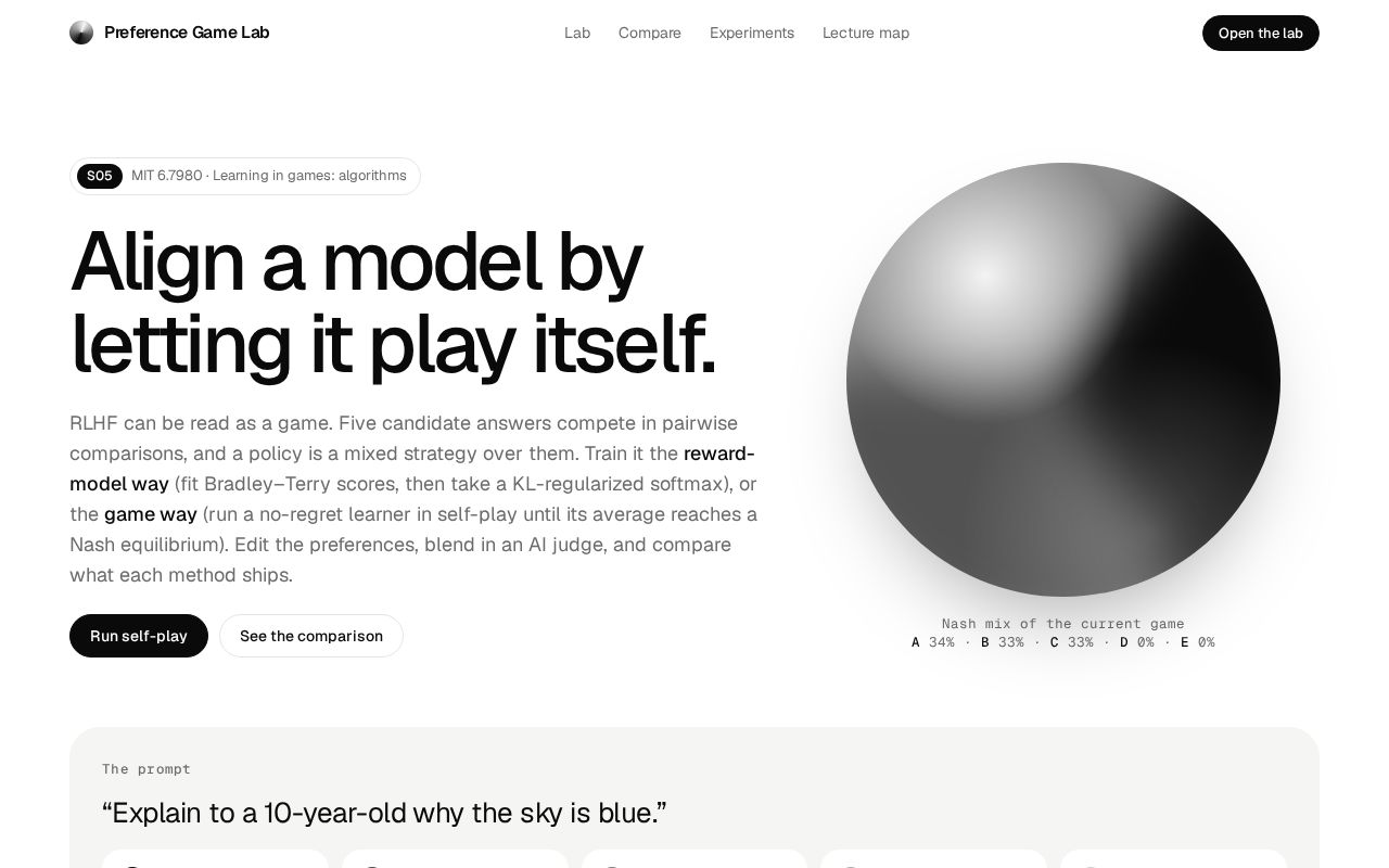 Preview of Preference Game Lab