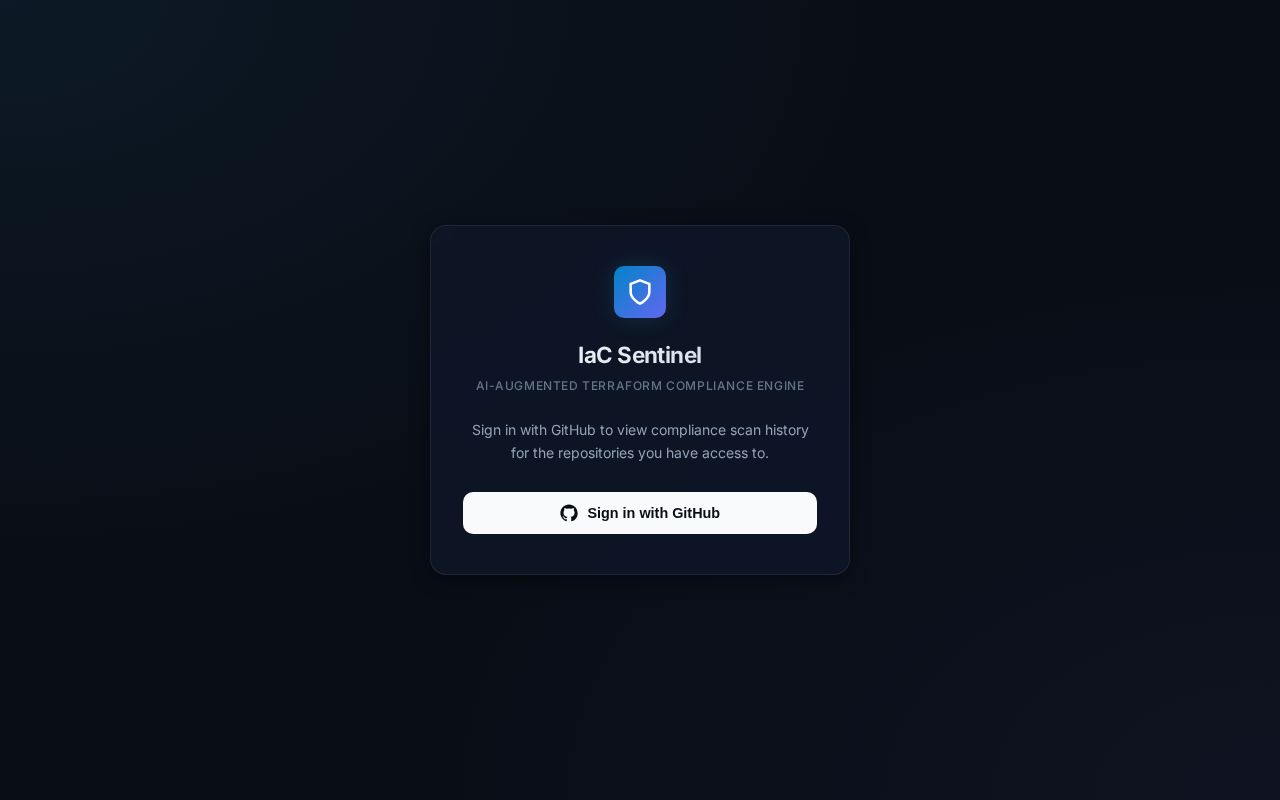 Preview of IaC Sentinel