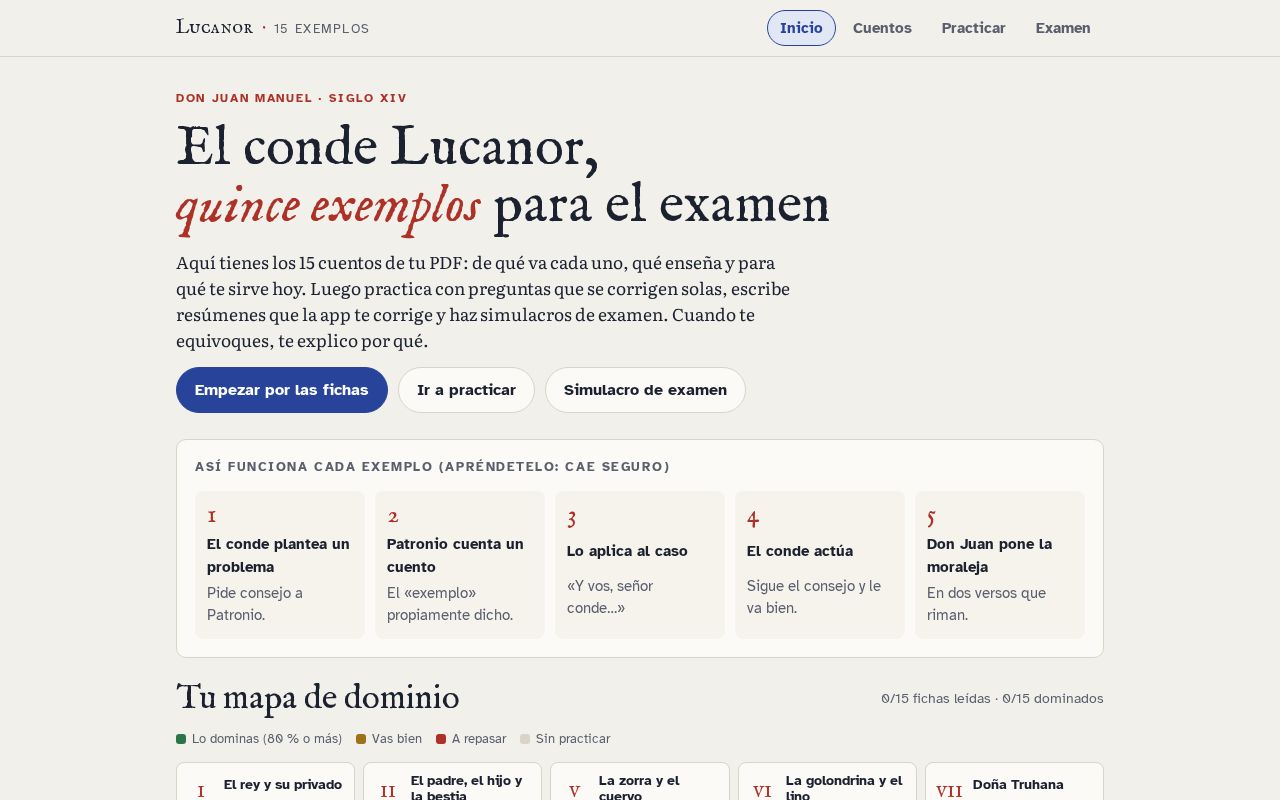 Preview of Conde Lucanor