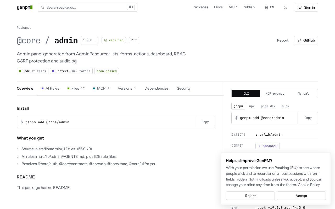 Preview of Admin