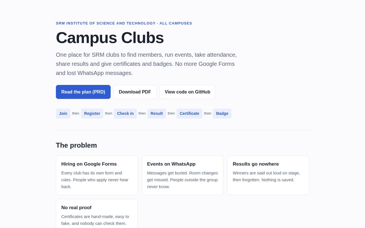Preview of Campus Clubs