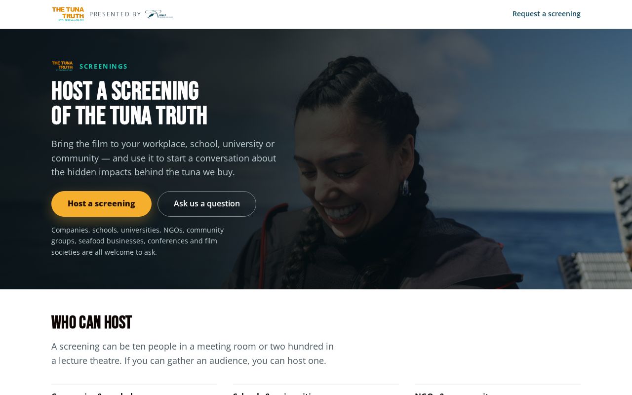 Preview of Tunatruth Screenings